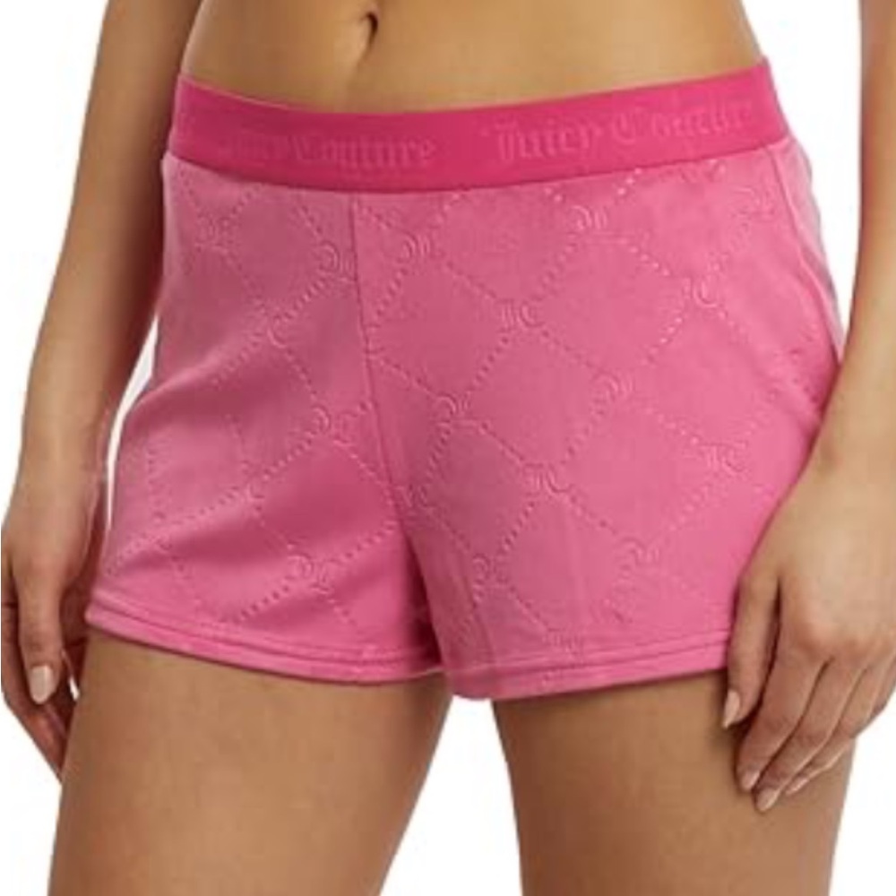 Juicy Couture Magenta Pink Velour Pajama Shorts